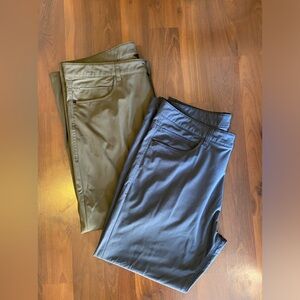 LOT OF 2- Mens ZeroXposure Stretch Commuter Pants